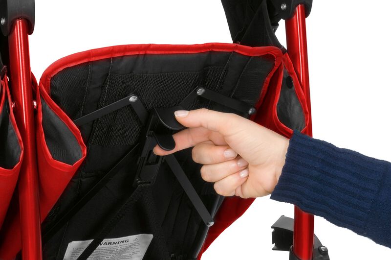 Echo Twin Stroller (Garnet, Red) image number null